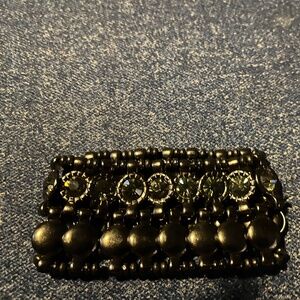 NWOT Park Lane High End Costume Jewelry - Wide Stretch Bracelet - Reg $142's